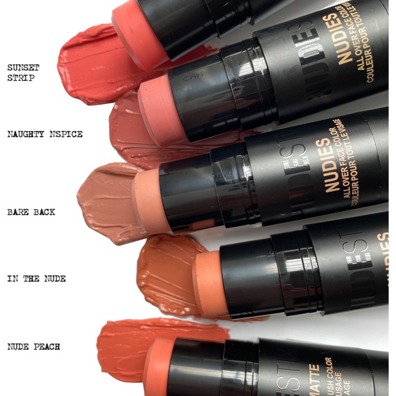 Nudestix Nudies Matte багатофункціональний засіб для макіяжу очей, губ і обличчя відтінок Sunset Strip 7 гр