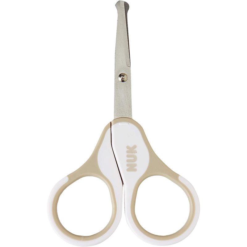 NUK Scissors Round Tip Baby Nail Scissors Beige 1 Pc