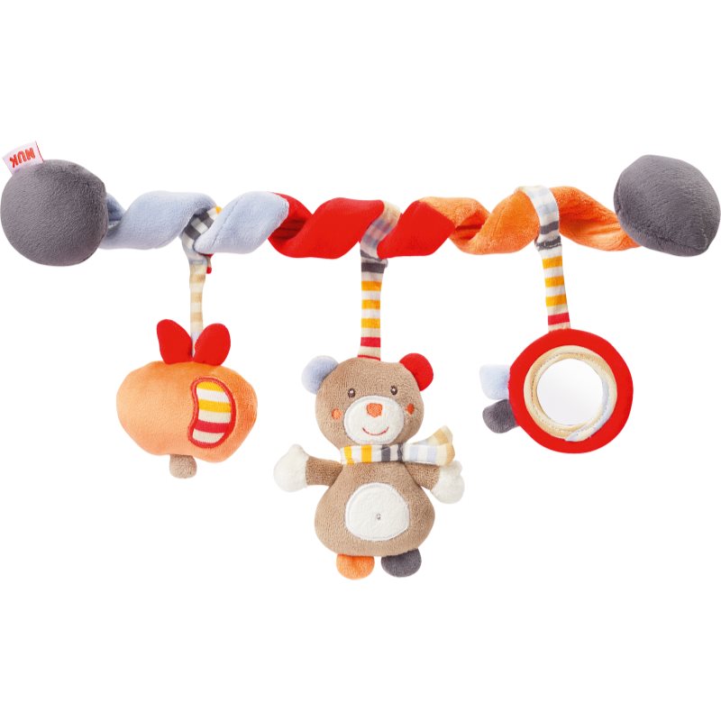 NUK Activity Spiral Bear Contrast Hanging Toy