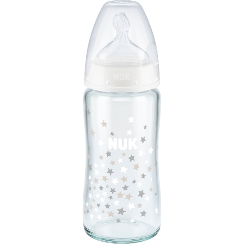 NUK First Choice + 240 ml kūdikių buteliukas su karščio kontrole 240 ml