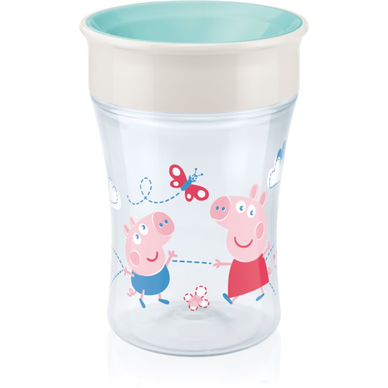 NUK Magic Cup Peppa Pig Kopp med lock 8m+ 230 ml unisex