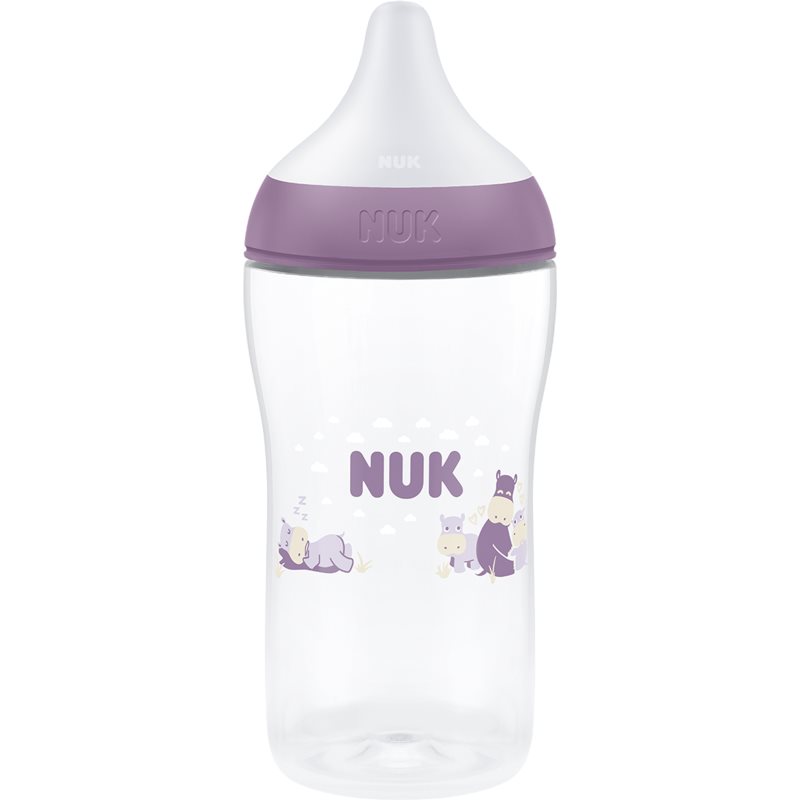 NUK Perfect Match Hippo Flasche 0m+ 260 ml