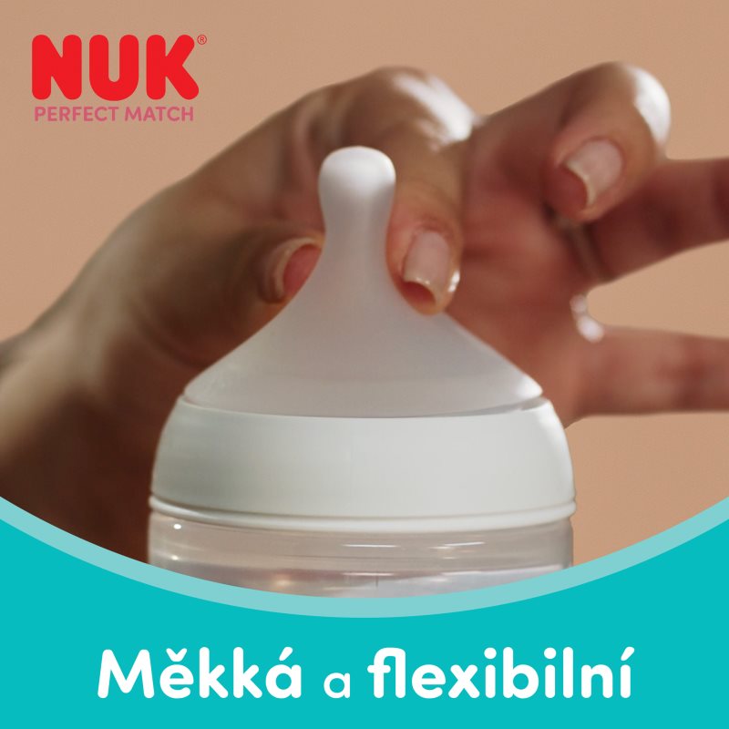 NUK Perfect Match Sheep láhev 3m+ 260 ml (obrázek 3)