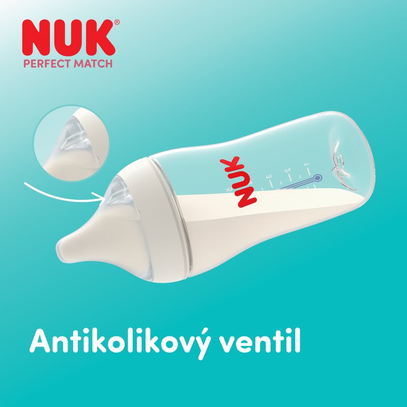 NUK Perfect Match Sheep láhev 3m+ 260 ml (obrázek 9)