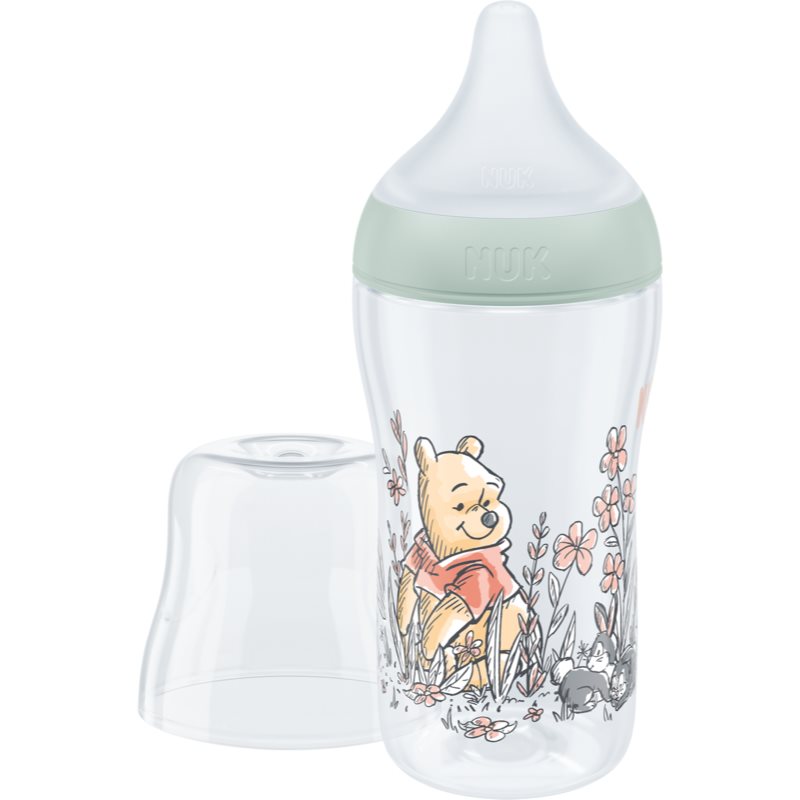 NUK Perfect Match Disney fľaša s kontrolou teploty Winnie the Pooh 3m+ 260 ml