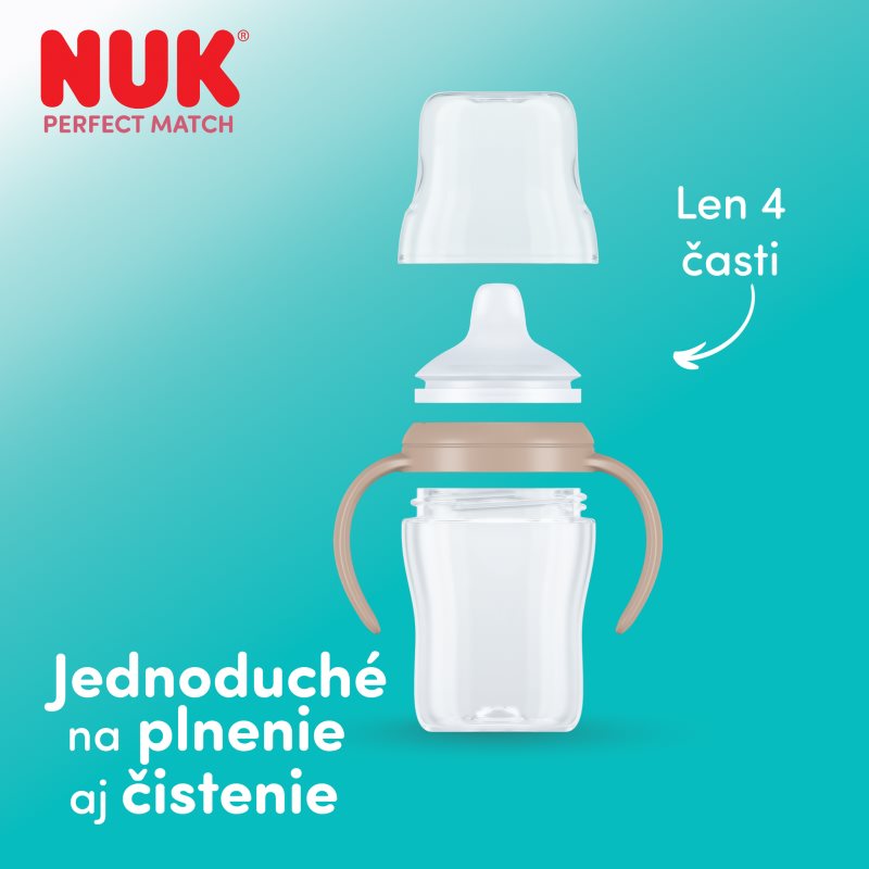 NUK Perfect Match Disney tréninkový hrnek s držadly Eeyore 6m+ 150 ml (obrázek 5)