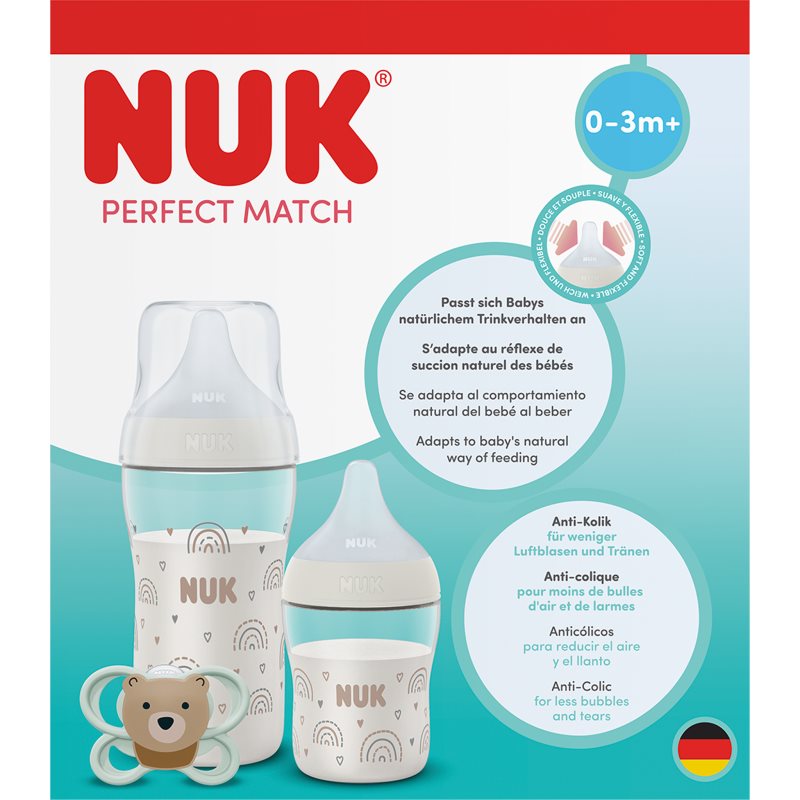 Thumbnail - NUK Perfect Match Rainbow Geschenkset 0-3+ m