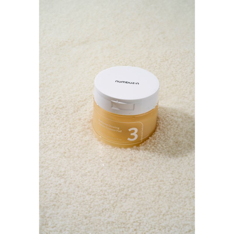 Numbuzin No. 3 Radiance Glowing Jumbo Essence Pad tonizační polštářky pro rozjasnění a hydrataci 70 ks (obrázek 10)