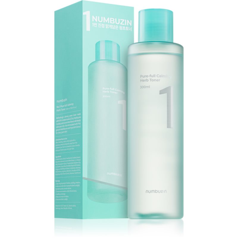Numbuzin No. 1 Pure-Full Calming Herb Toner beruhigendes Hauttonikum für unreine Haut 300 ml