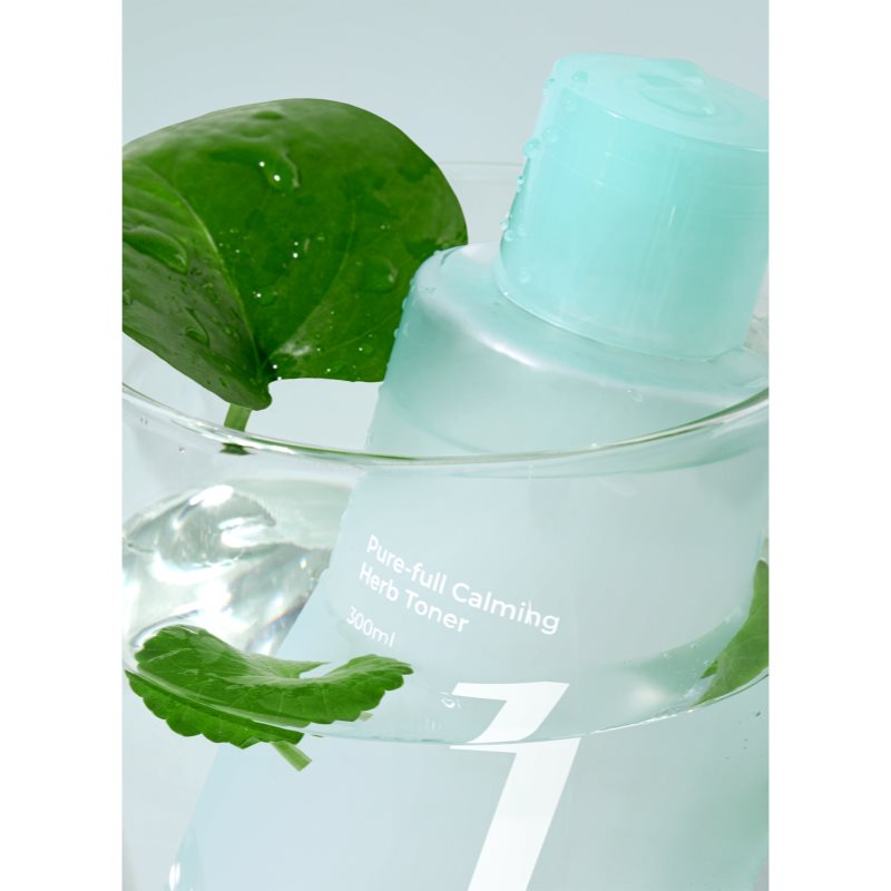 Numbuzin No. 1 Pure-Full Calming Herb Toner zklidňující pleťové tonikum pro problematickou pleť 300 ml (obrázek 4)