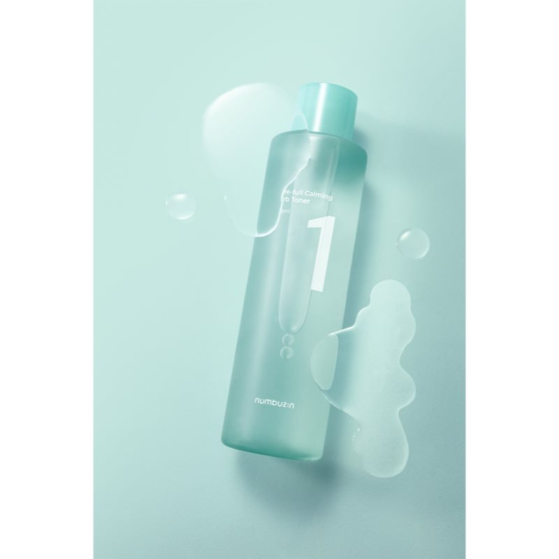 Numbuzin No. 1 Pure-Full Calming Herb Toner zklidňující pleťové tonikum pro problematickou pleť 300 ml (obrázek 8)