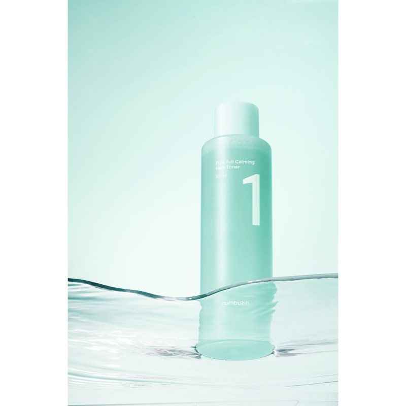 Numbuzin No. 1 Pure-Full Calming Herb Toner zklidňující pleťové tonikum pro problematickou pleť 300 ml (obrázek 10)