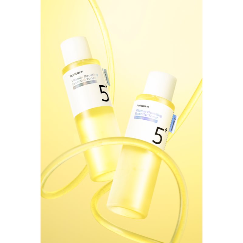 Numbuzin No. 5 Glutathione Vitamin Concentrated Toner hydratačné tonikum pre zjednotenie farebného tónu pleti 200 ml (obrázok 6)