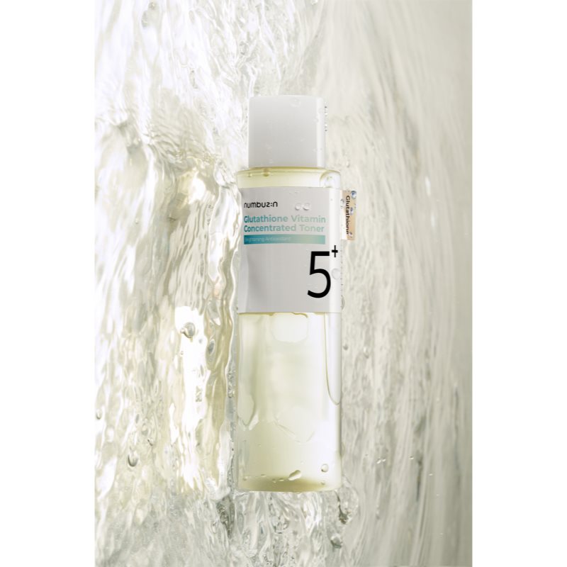 Numbuzin No. 5 Glutathione Vitamin Concentrated Toner hydratačné tonikum pre zjednotenie farebného tónu pleti 200 ml (obrázok 9)