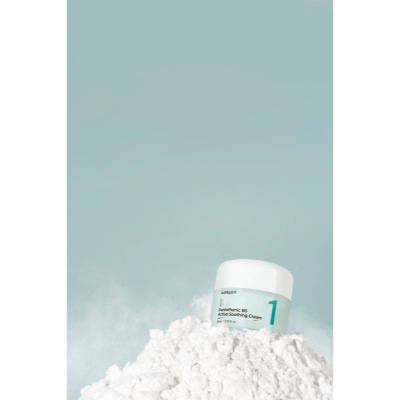Numbuzin No. 1 Pantothenic B5 Active Soothing Cream zklidňující pleťový krém s hydratačním účinkem 80 ml (obrázek 5)