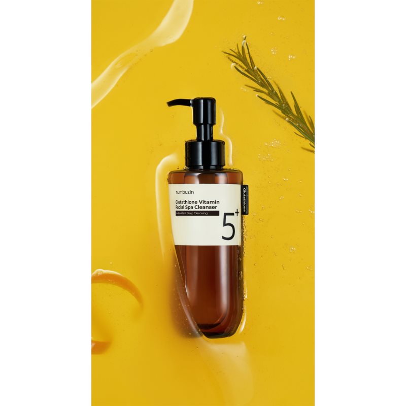 Numbuzin No. 5 Glutathione C Facial Spa Cleanser čisticí a odličovací olej pro rozjasnění pleti 200 ml (obrázek 6)