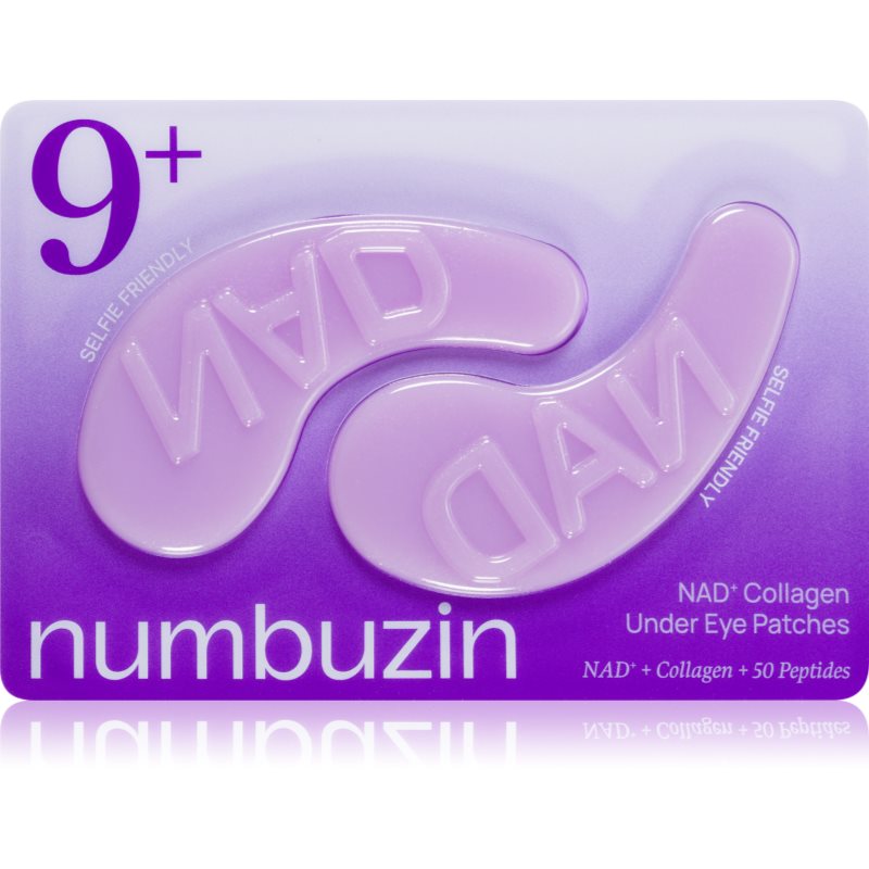 Numbuzin No. 9 NAD+ Collagen Under Eye Patches hydrogelové polštářky proti vráskám a tmavým kruhům 5 ks