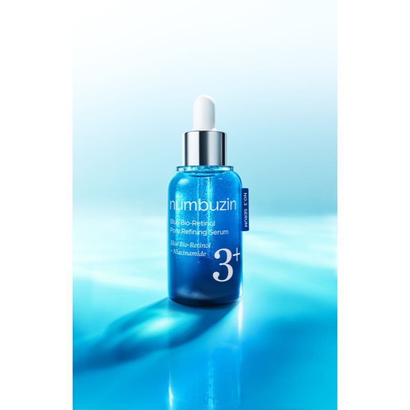 Numbuzin No. 3 Blue Bio-Retinol Pore Refining Serum festigendes Hautserum strafft die Haut und verfeinert Poren 30 ml (Bild 3)