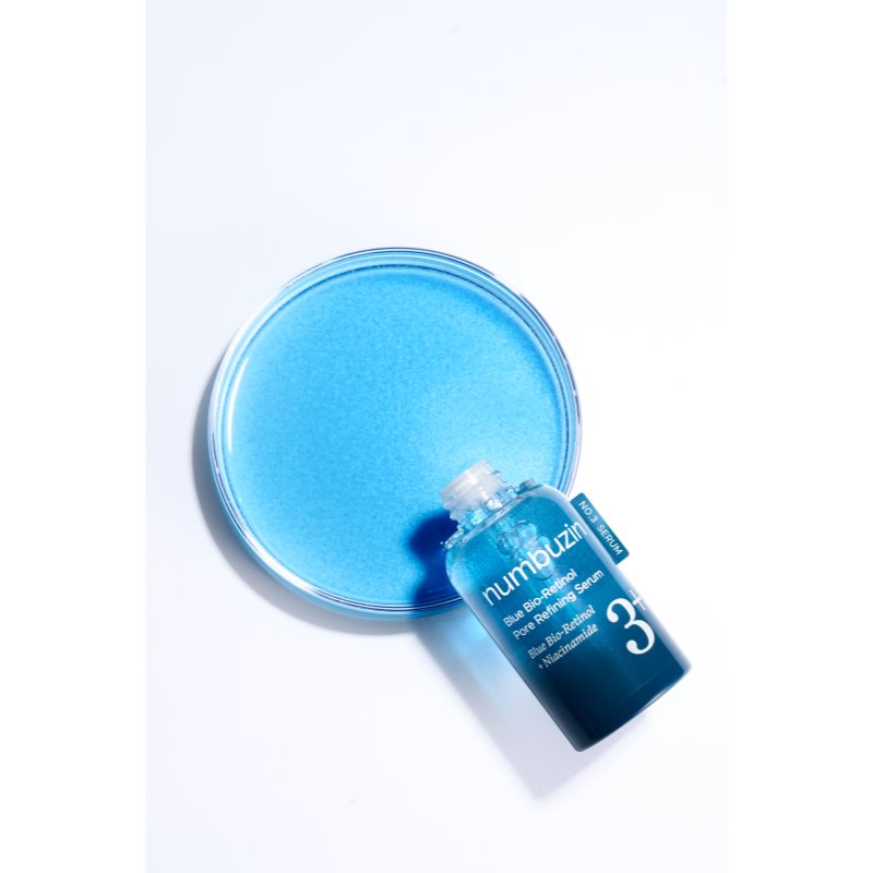Numbuzin No. 3 Blue Bio-Retinol Pore Refining Serum festigendes Hautserum strafft die Haut und verfeinert Poren 30 ml (Bild 6)