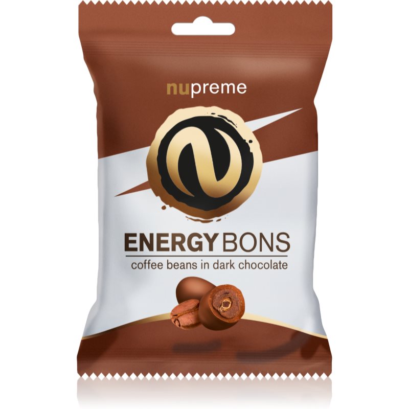 E-shop Nupreme Energy Bons čokoládové pralinky s kofeinem Dark Chocolate 70 g