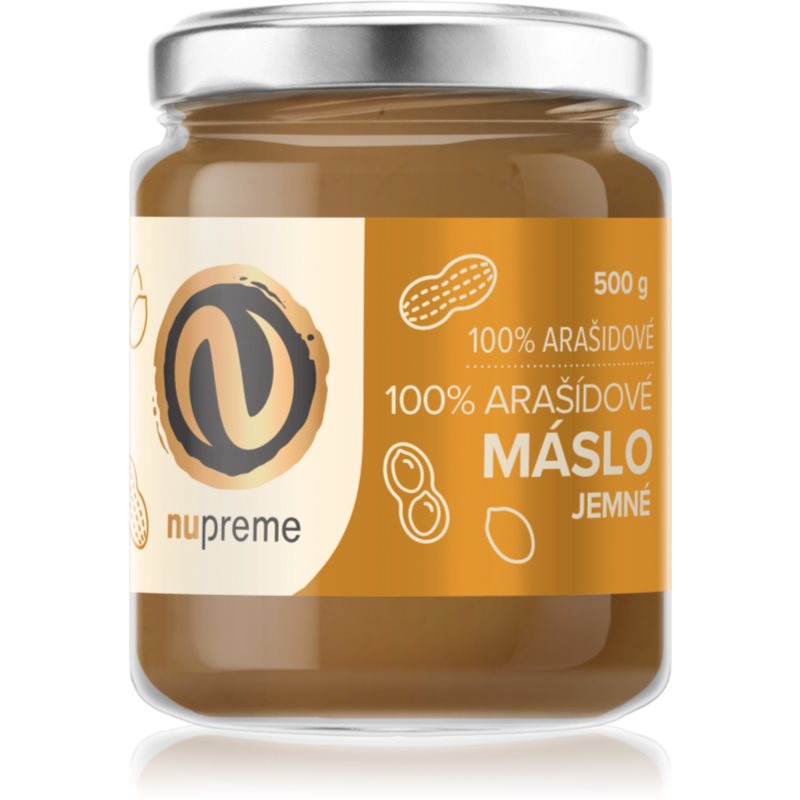 Nupreme Arašídový krém jemný 100% ořechový krém 500 g