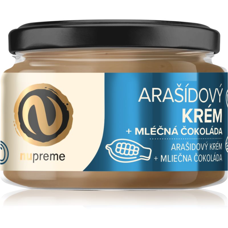 Nupreme Arašidový krém s mliečnou čokoládou orechová nátierka s čokoládou 220 g