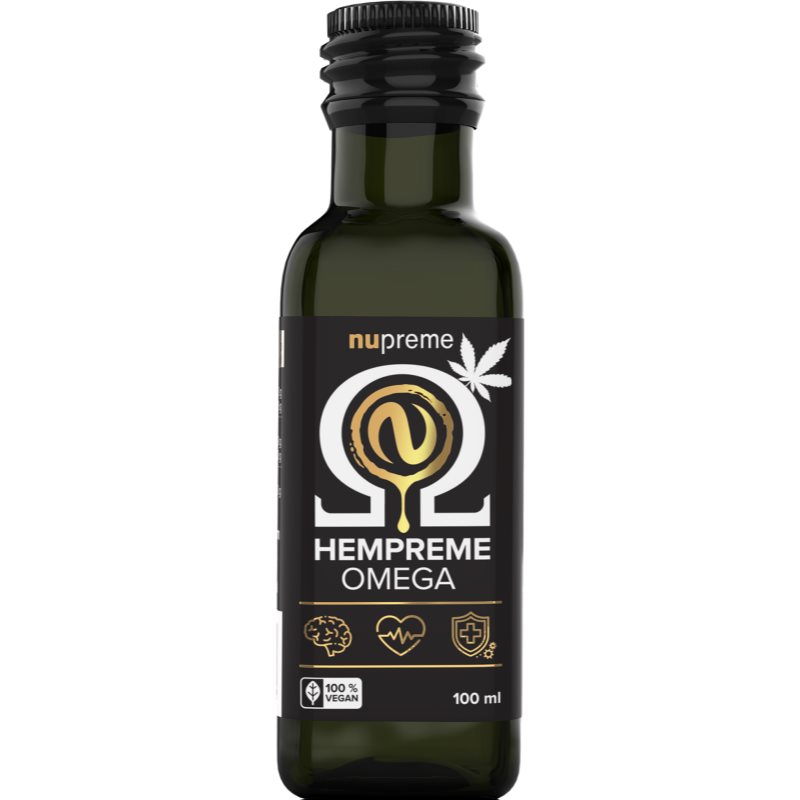 Nupreme Omega Hempreme konopný olej pre správne fungovanie organizmu 100 ml
