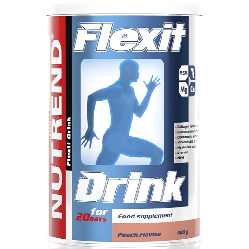 Nutrend FLEXIT DRINK Gelenknährstoffe in Pulverform Geschmack peach 400 g