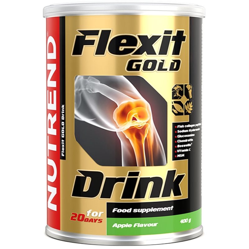 Nutrend Flexit Gold Drink Gelenknährstoffe in Pulverform Geschmack Pear 400 g