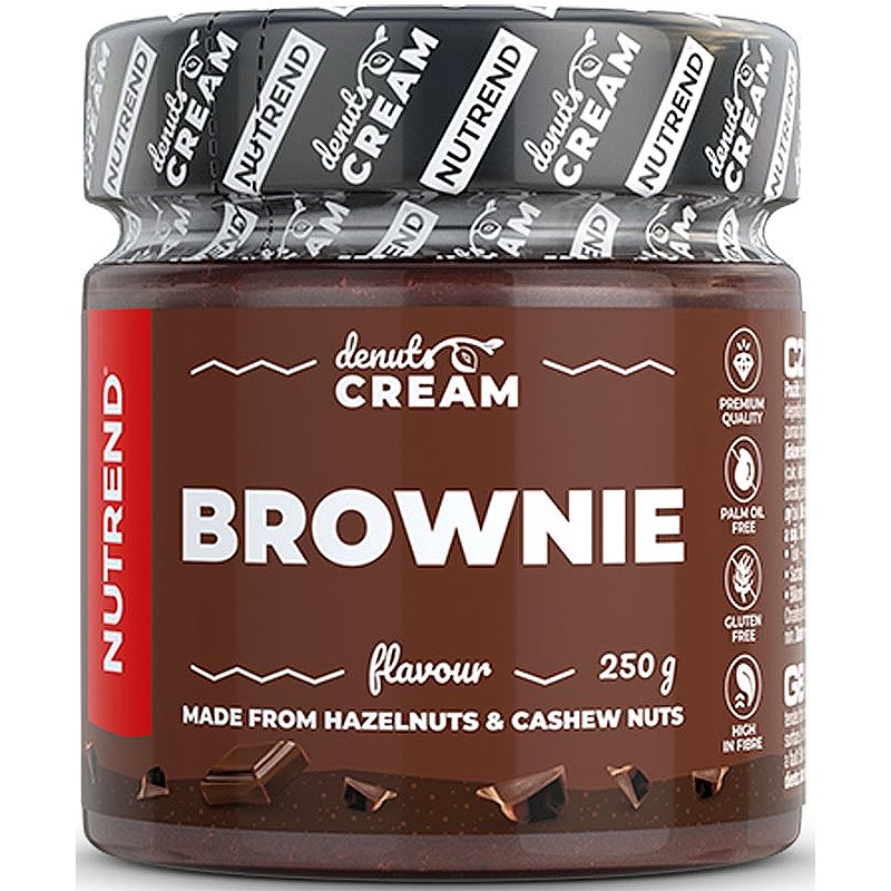 Nutrend DENUTS Cream brownie ořechová pomazánka 250 g