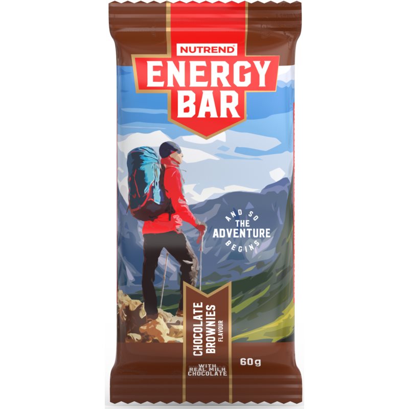 Nutrend Energy Bar cereální tyčinka příchuť Chocolate Brownies 60 g