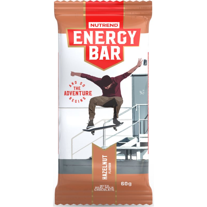 Nutrend Energy Bar cereální tyčinka příchuť Hazelnut 60 g