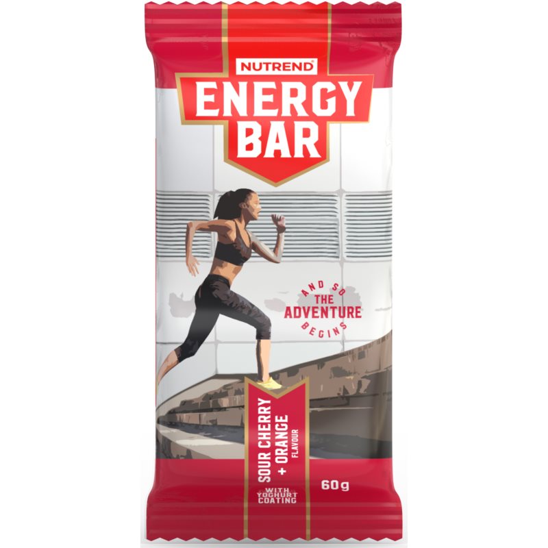 Nutrend Energy Bar cereální tyčinka příchuť Cherry & Orange 60 g