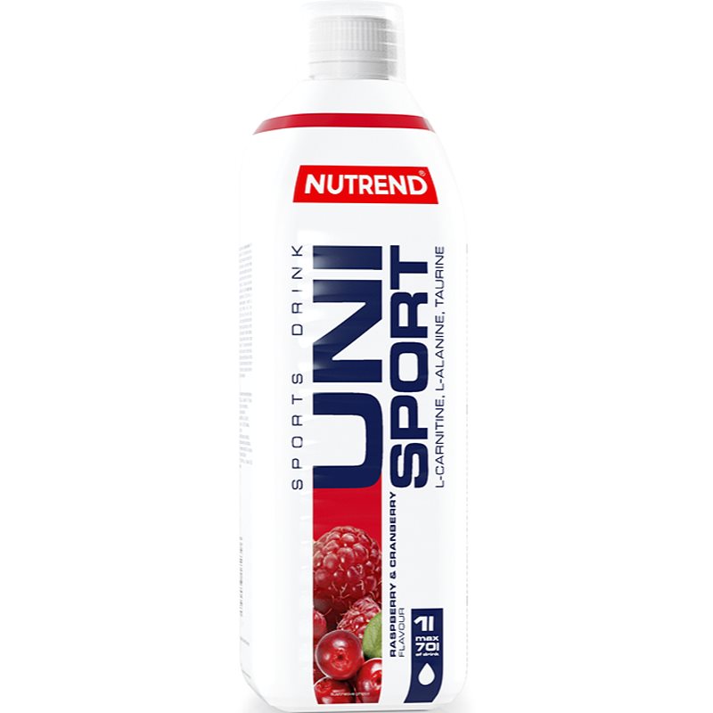 Nutrend Unisport koncentrát pro přípravu sportovního nápoje příchuť Raspberry & Cranberry 1000 ml