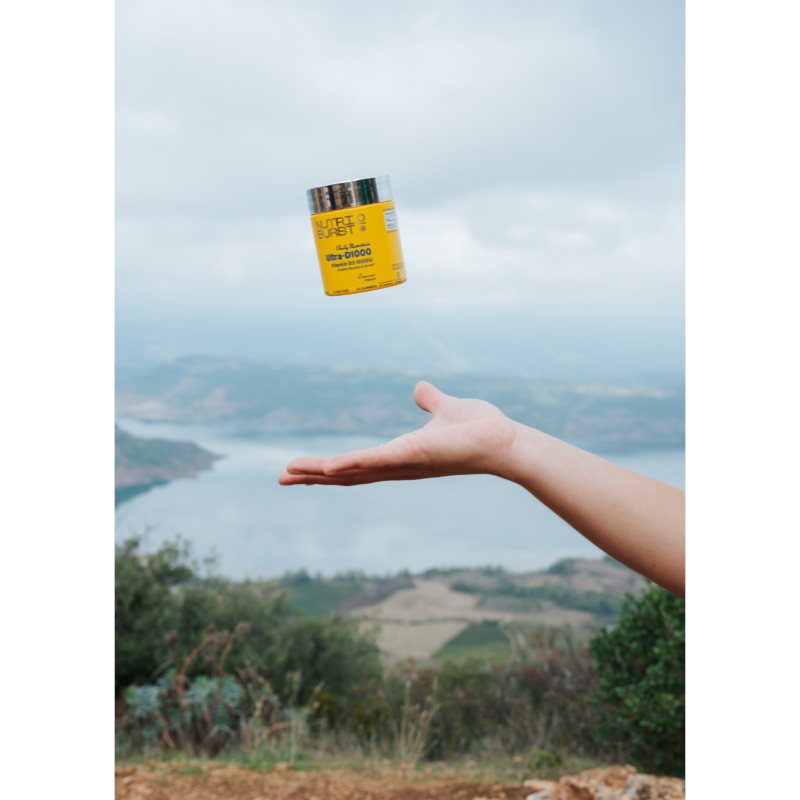 Nutriburst Daily Nutrition Ultra‑D1000 Gummies želé bonbóny pro normální funkci imunitního systému, stav kostí, zubů a činnost svalů příchuť Lemon 60 (obrázek 6)