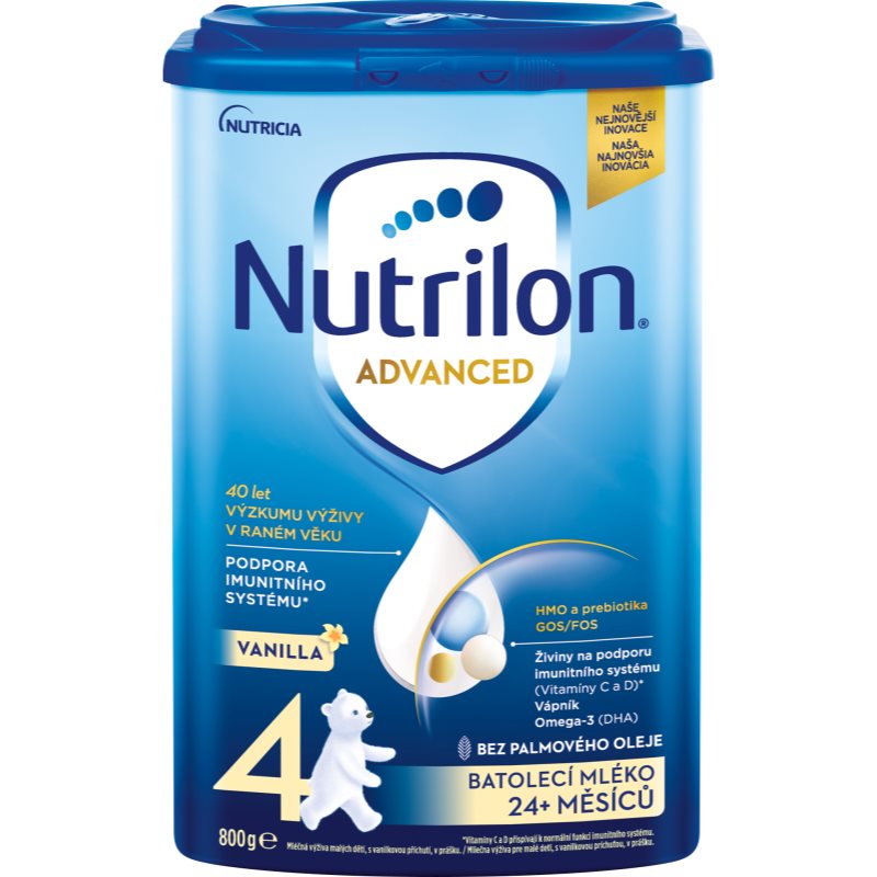 Nutrilon Advanced 4+ batolecí mléko Vanilla 800 g