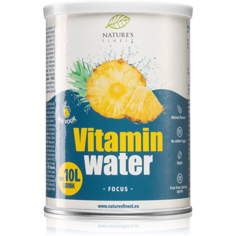 Natures Finest Water Focus Pulver zur Herstellung von Getränken mit Vitaminen Geschmack pineapple 200 g
