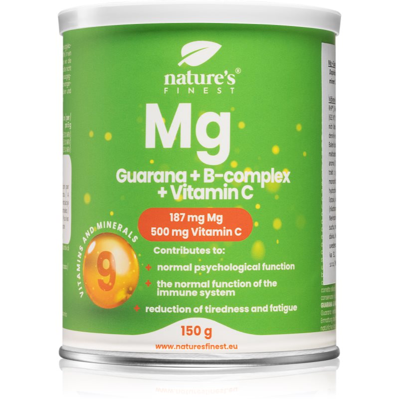 Nutrisslim Magnesium + Guarana + B-Complex + Vitamin C prášek na přípravu nápoje pro podporu imunitního systému 150 g koupíte na Notino.cz
