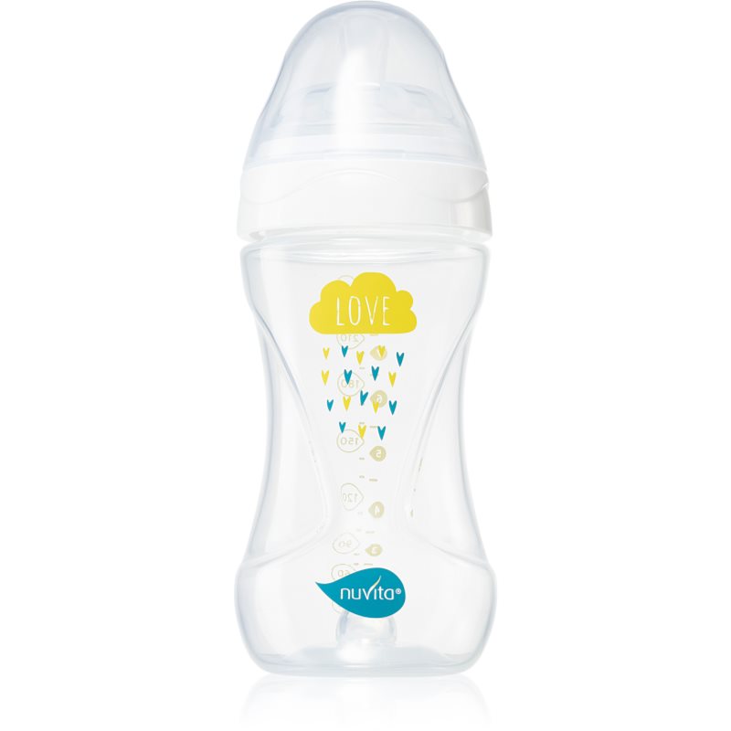 Nuvita Cool Bottle 3m+ Baby Bottle Transparent White 250 Ml
