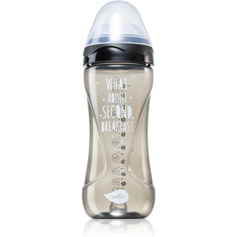 E-shop Nuvita Cool Bottle 4m+ kojenecká láhev Black 330 ml