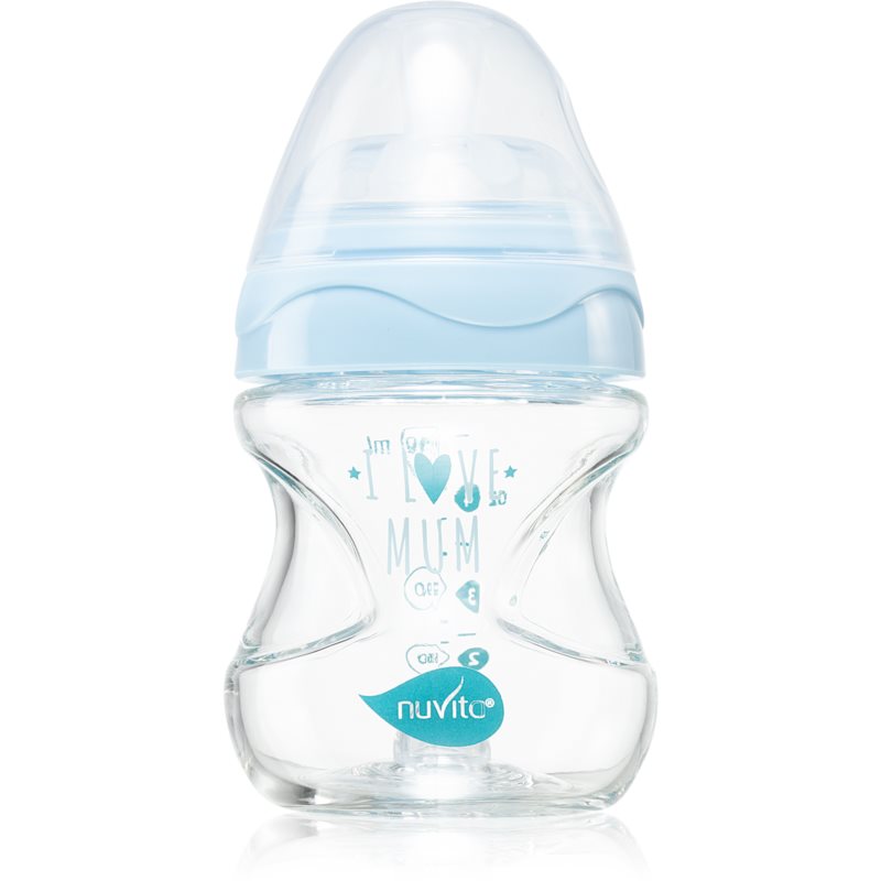 Nuvita Glass Bottle Blue пляшечка для годування 140 мл
