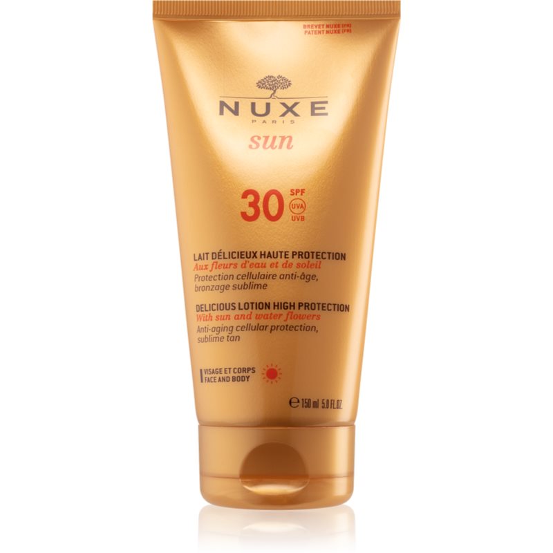 E-shop Nuxe Sun opalovací mléko na obličej a tělo SPF 30 150 ml