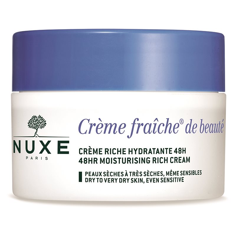 

Nuxe Crème Fraîche de Beauté зволожуючий поживний крем для сухої та дуже сухої шкіри
