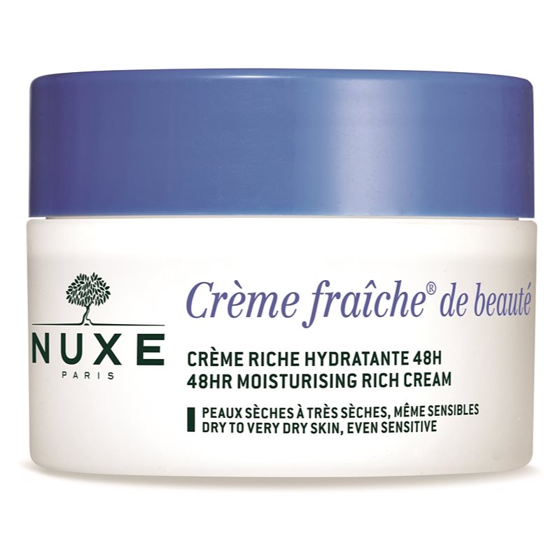 Nuxe Crème Fraîche de Beauté drėkinamasis ir maitinamasis kremas sausai ir labai sausai odai 50 ml