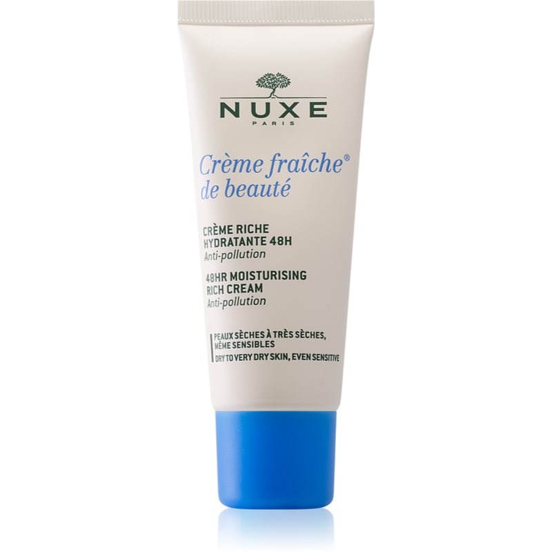 

Nuxe Crème Fraîche de Beauté заспокоюючий та зволожуючий крем для сухої та дуже сухої шкіри