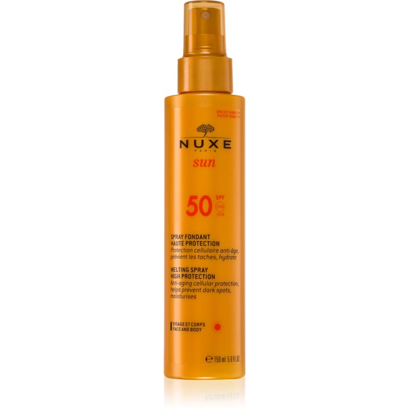 Nuxe Sun sprej na opalování s vysokou UV ochranou 150 ml