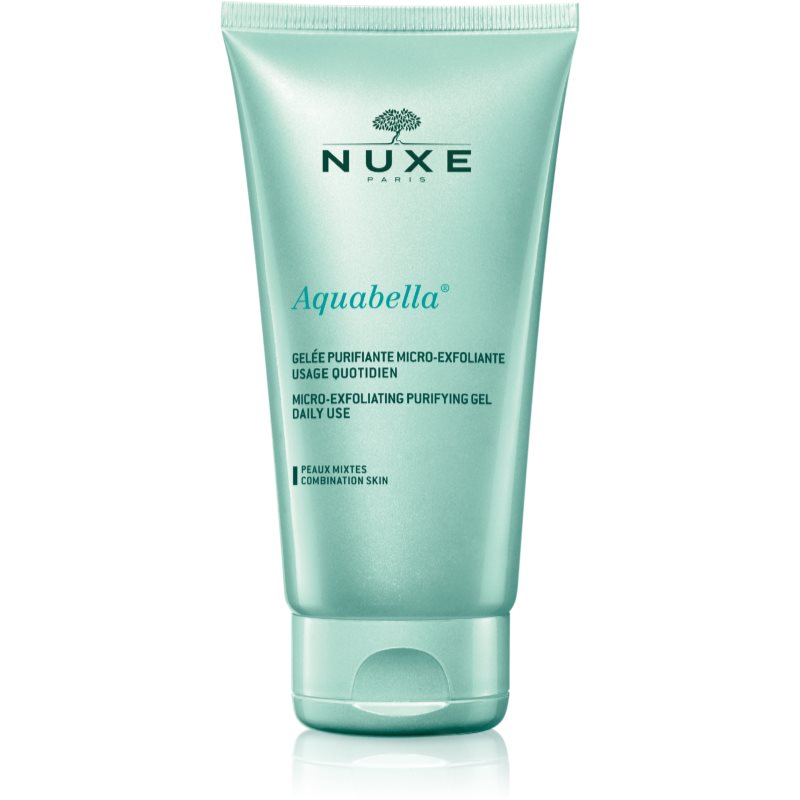 Nuxe Aquabella eksfoliacinis valomasis gelis su mikrodalelėmis kasdienėms procedūroms 150 ml