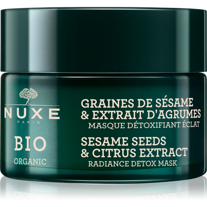Nuxe Bio Organic detoksikacinė kaukė skaistinamojo poveikio 50 ml