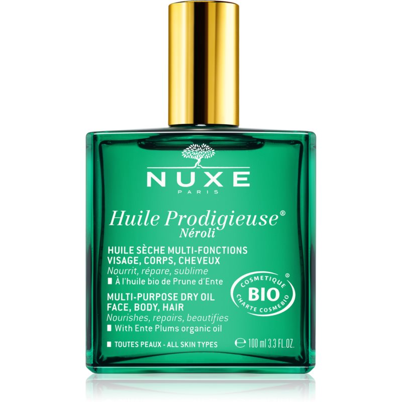 Nuxe Huile Prodigieuse Néroli Multi-purpose Dry Oil For Face, Body And Hair 100 Ml