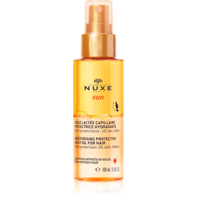 Nuxe Sun zaščitno olje za lase izpostavljene soncu, morski in klorirani vodi 100 ml